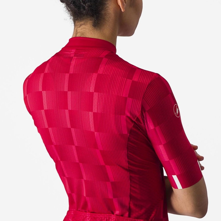 Dres Castelli DIMENSIONE Damske Červené Biele | BSZV-05926