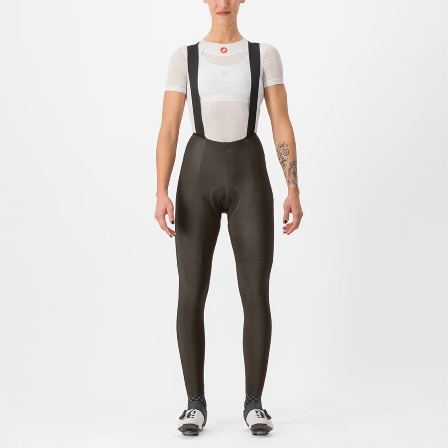 Pančucháče S Podbradníkom Castelli FREE AERO RC W DT Damske Čierne | VENX-70619