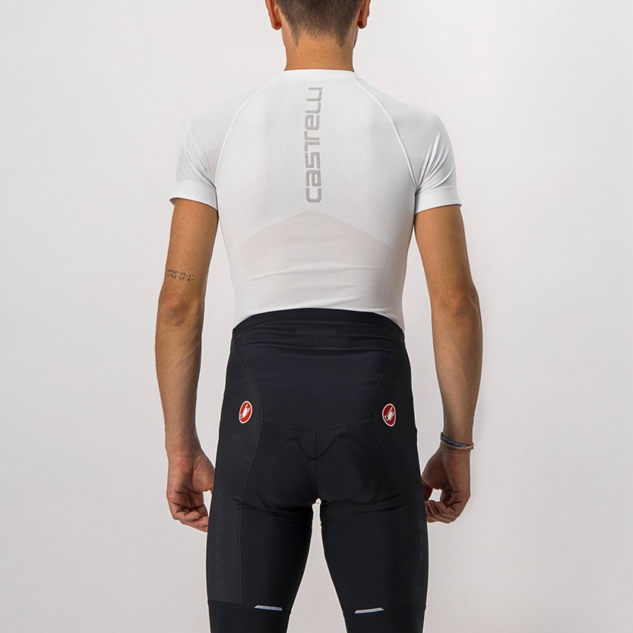 Základná Vrstva Castelli CORE SEAMLESS SS Panske Biele | CXTQ-30159
